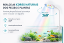 Luz LED para Aquário com Clipe