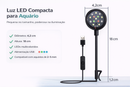 Luz LED para Aquário com Clipe