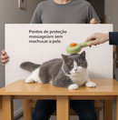 Pente de Pelos em Aço Inoxidável para Pets