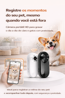 Câmera Pet HD Portátil com Gravação