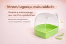Banheira Transparente para Pássaros