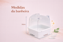 Banheira Transparente para Pássaros