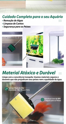 Kit de Escovas de Limpeza para Aquário