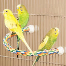 Brinquedo Poleiro de Corda Colorida