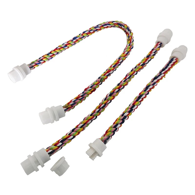 Brinquedo Poleiro de Corda Colorida