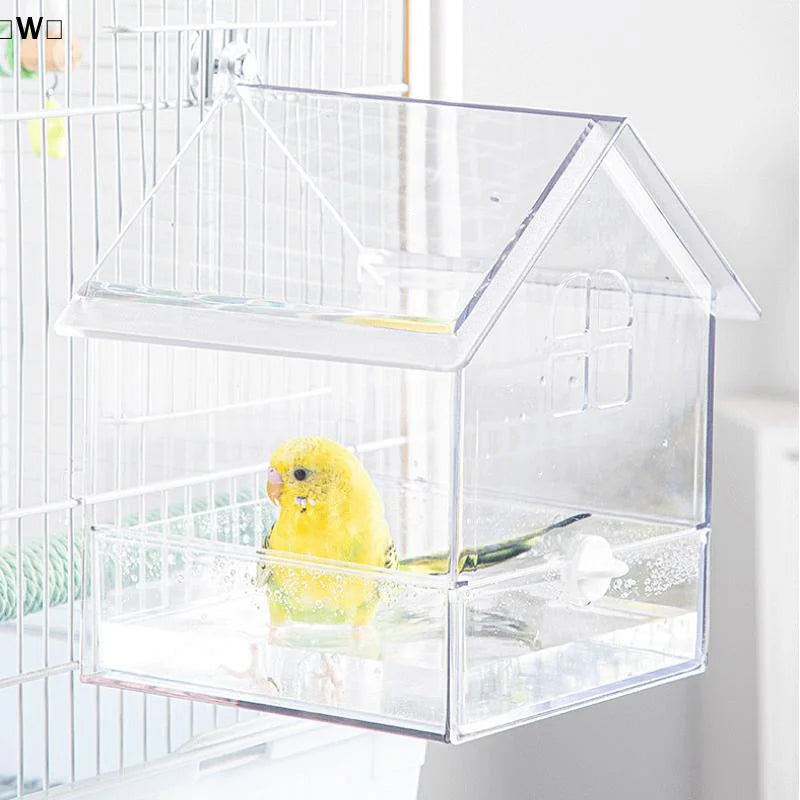 Comedouro e Bebedouro Suspenso para Pássaros