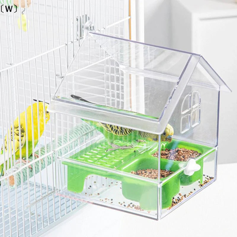 Comedouro e Bebedouro Suspenso para Pássaros