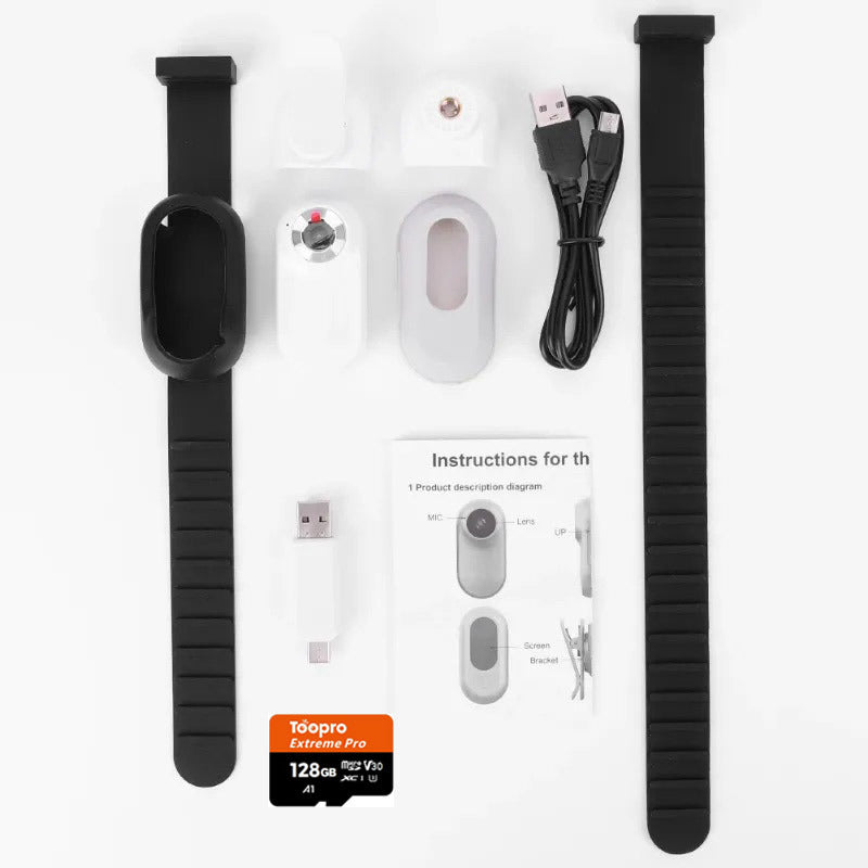 Câmera Pet HD Portátil com Gravação