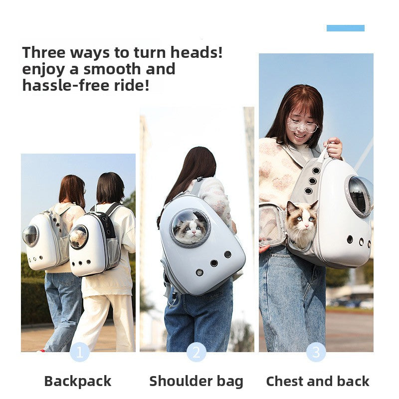 Bolsa de Transporte para Pets com Janela Transparente